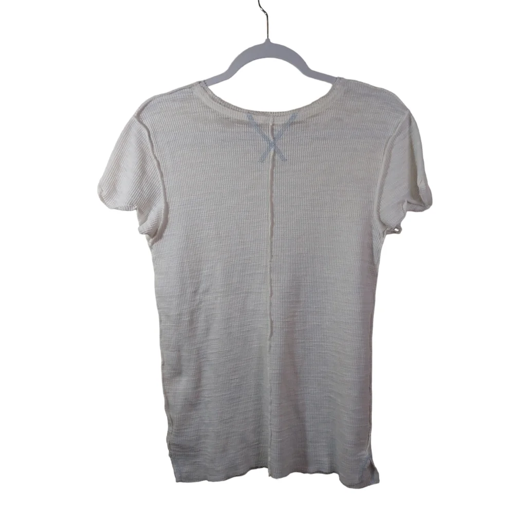 We the Free Ladies Short Sleeve Ribbed Tee- size L